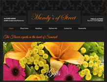 Tablet Screenshot of mundysflorist.com